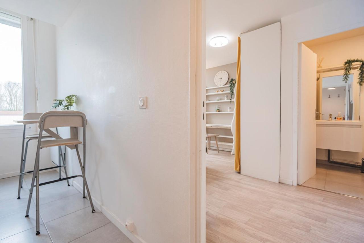 Joli Studio"Le Clair Logis" Gare Centre Petit Dejeuner Possible Remeš Exteriér fotografie